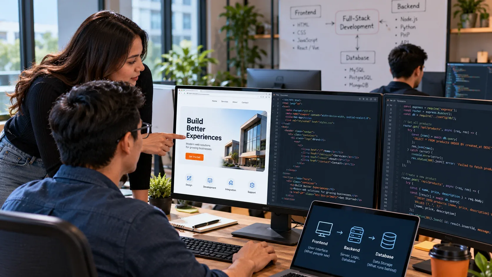 Full stack web development