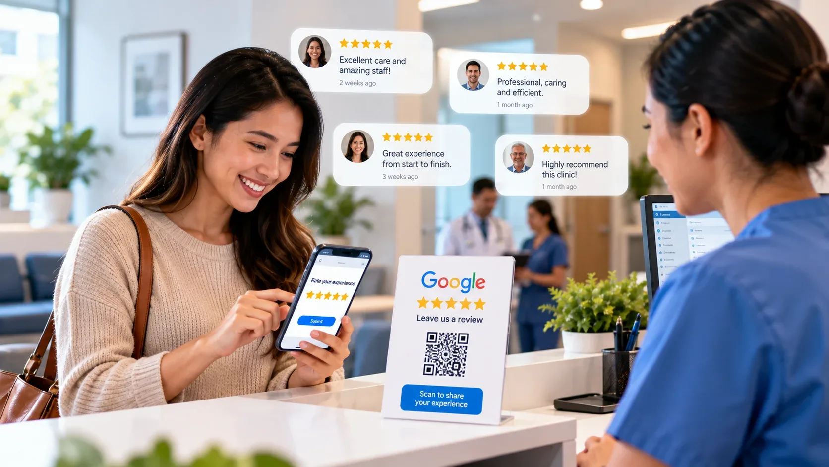 How healthcare providers get reviews