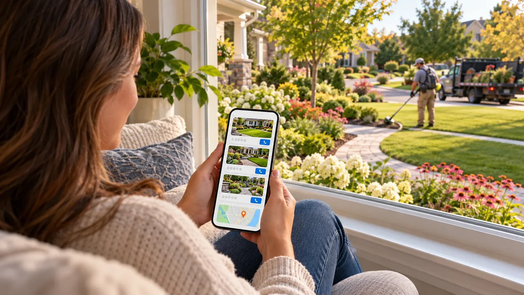 how landscapers find clients online