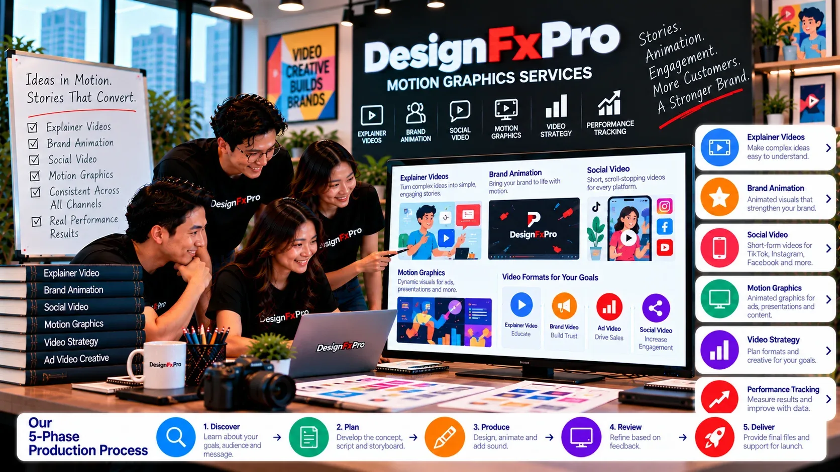 Motion graphics services