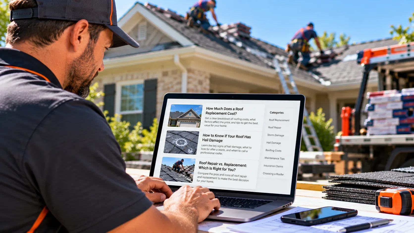 Roofing content marketing