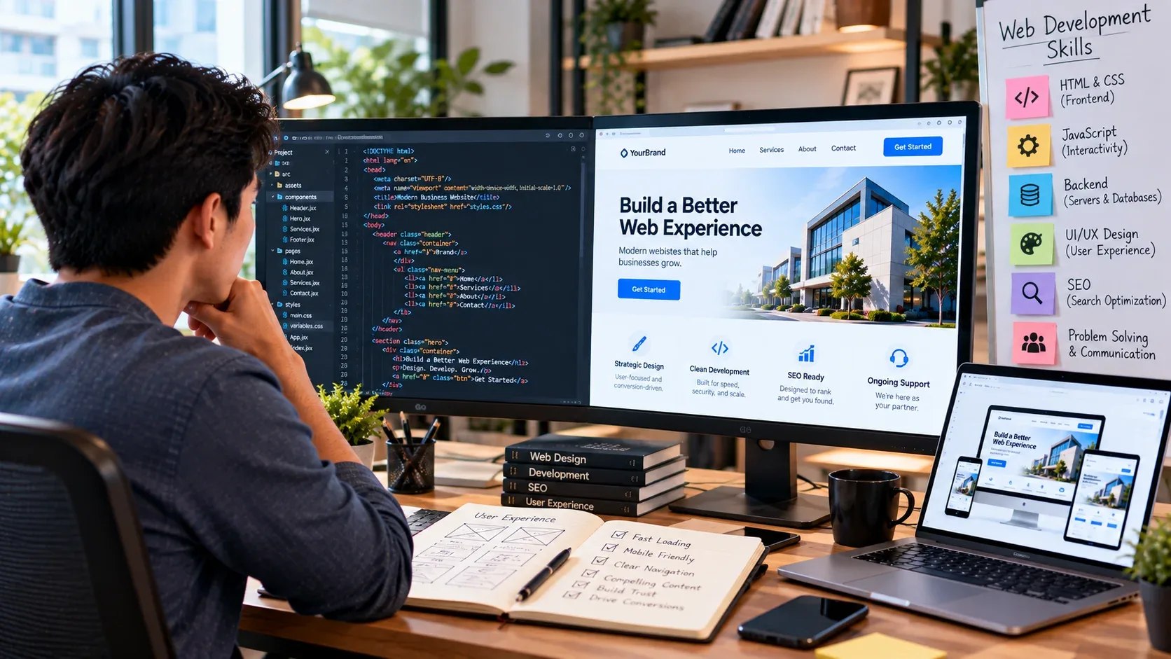 skills needed for web development