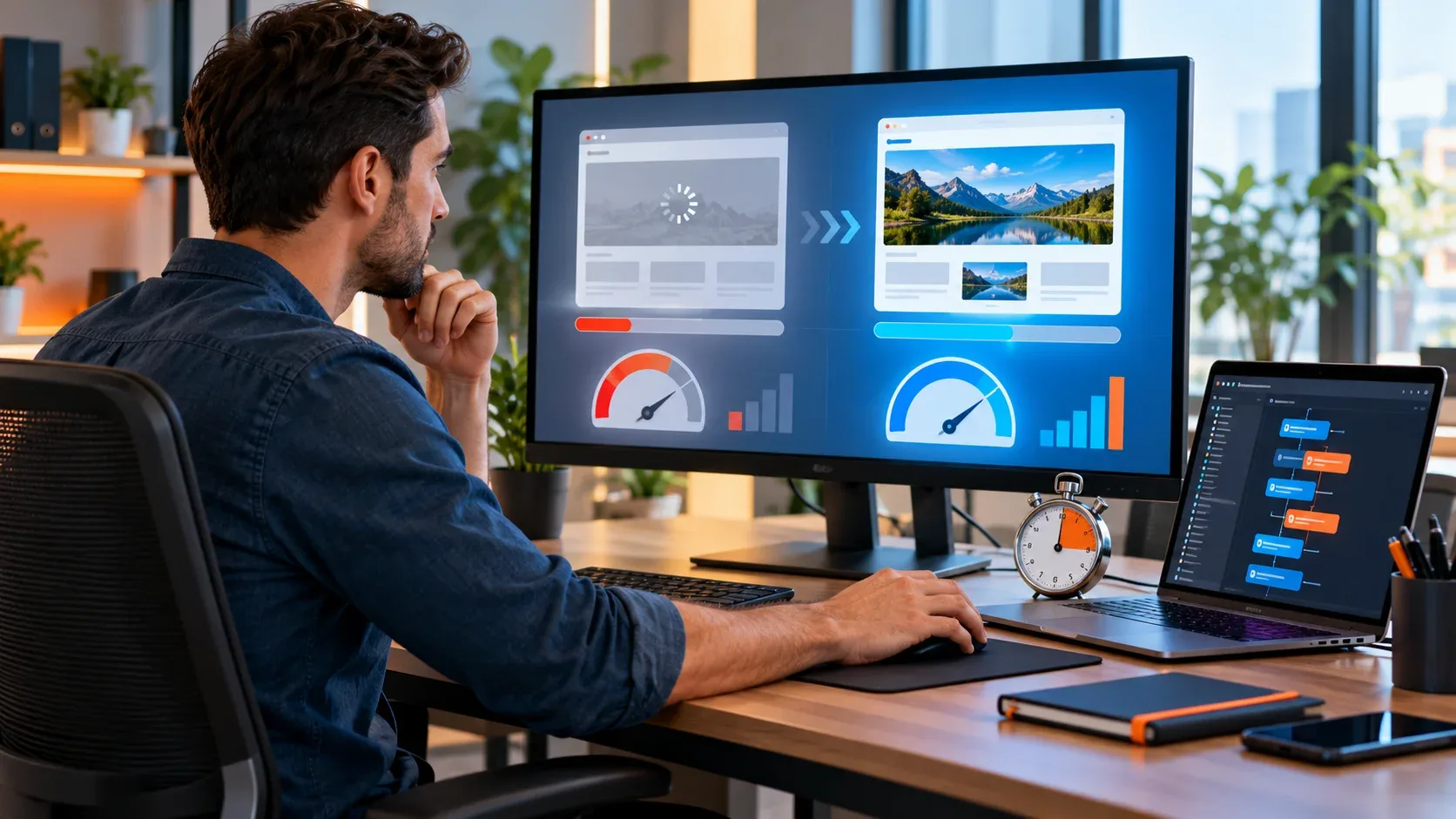 Website speed optimization