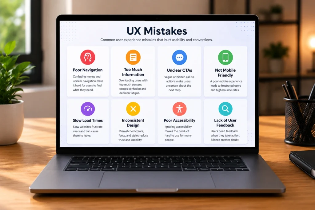 UX mistakes