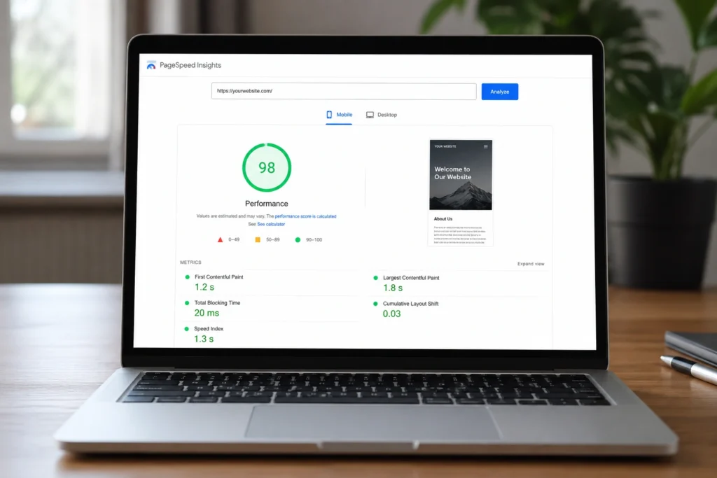 website speed optimization