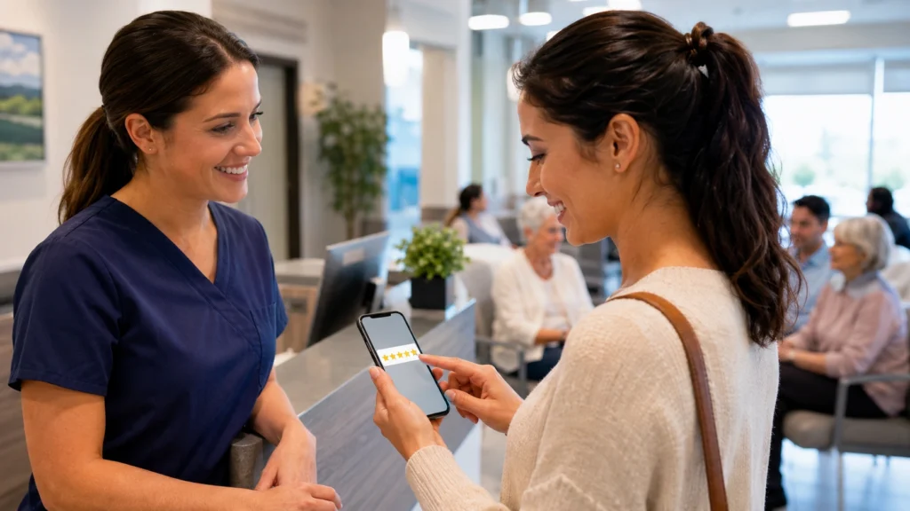 How do healthcare providers get more reviews