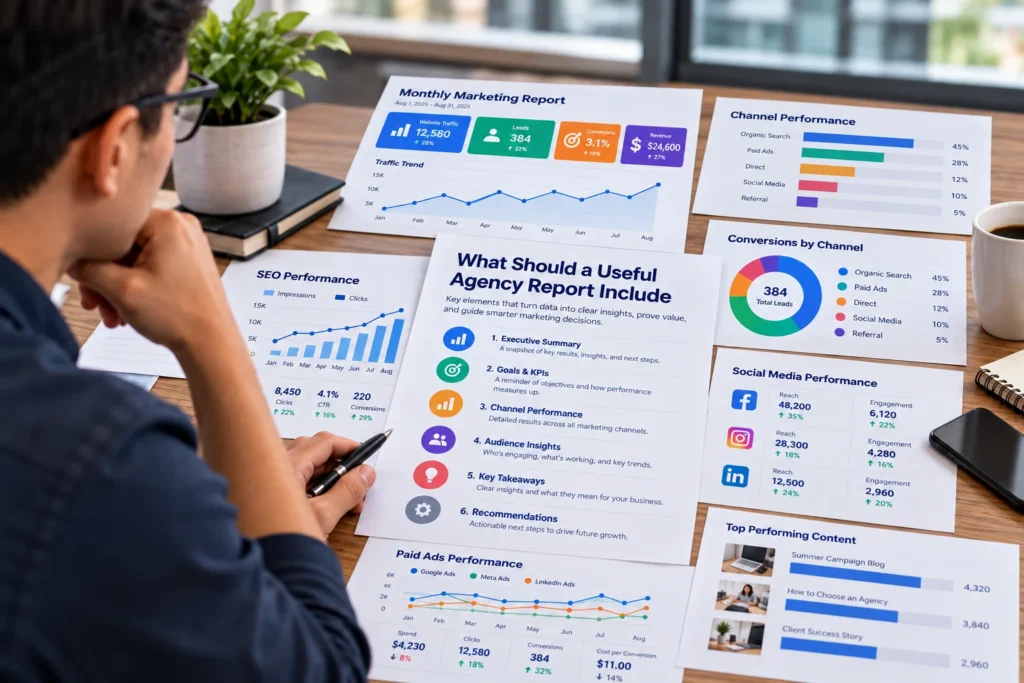 What Should a Useful Agency Report Include