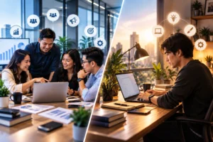 digital marketing agency vs freelancer