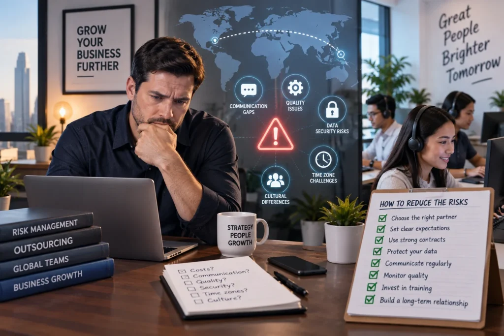 offshore marketing outsourcing risks