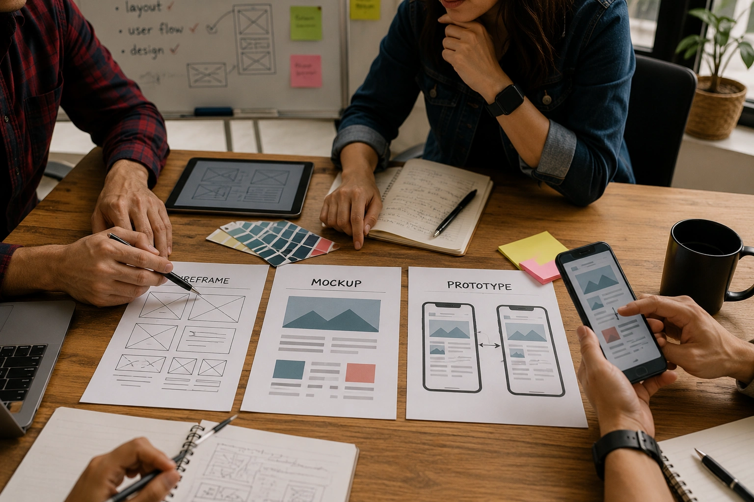 wireframe vs prototype