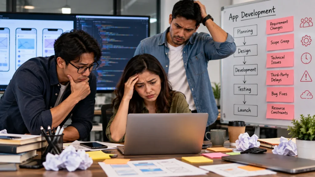 What Causes App Development Delays?