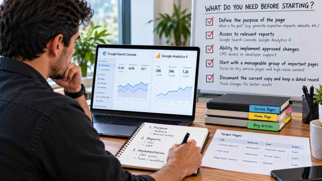 What Do You Need Before Starting